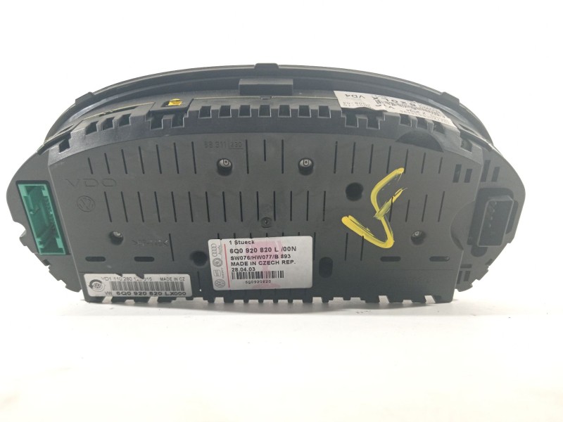 Recambio de cuadro instrumentos para volkswagen polo iv (9n_, 9a_) 1.4 tdi referencia OEM IAM 6Q0920820L  