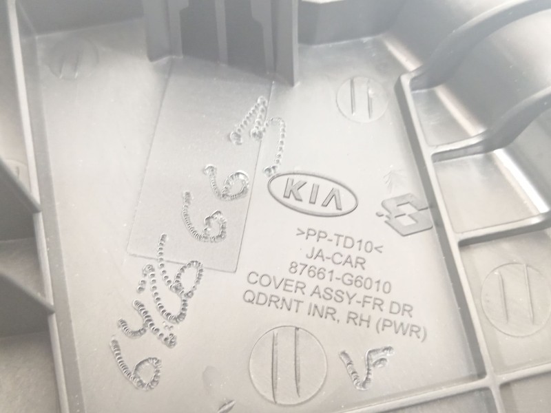 Recambio de moldura para kia picanto iii (ja) 1.0 lpg referencia OEM IAM 87661G6010  