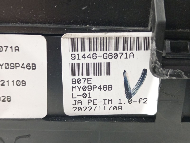 Recambio de caja reles / fusibles para kia picanto iii (ja) 1.0 lpg referencia OEM IAM 91446G6071A  
