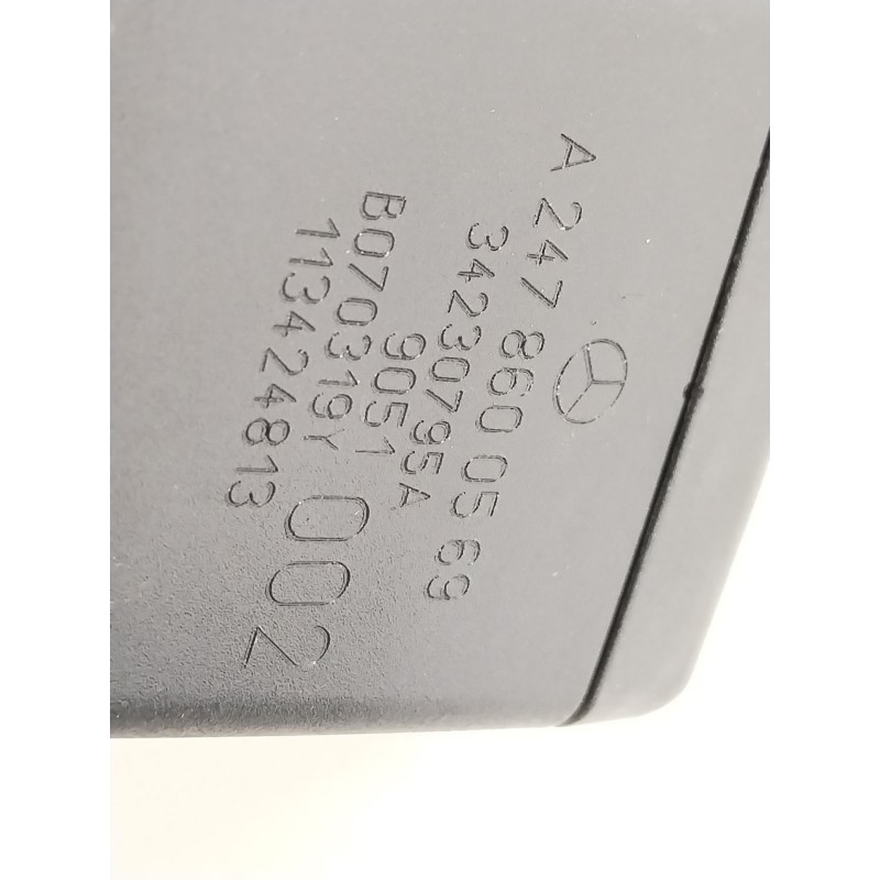 Recambio de enganche cinturon trasero central para mercedes-benz clase b (w247) 247 referencia OEM IAM A2478600569 A2478600669 3