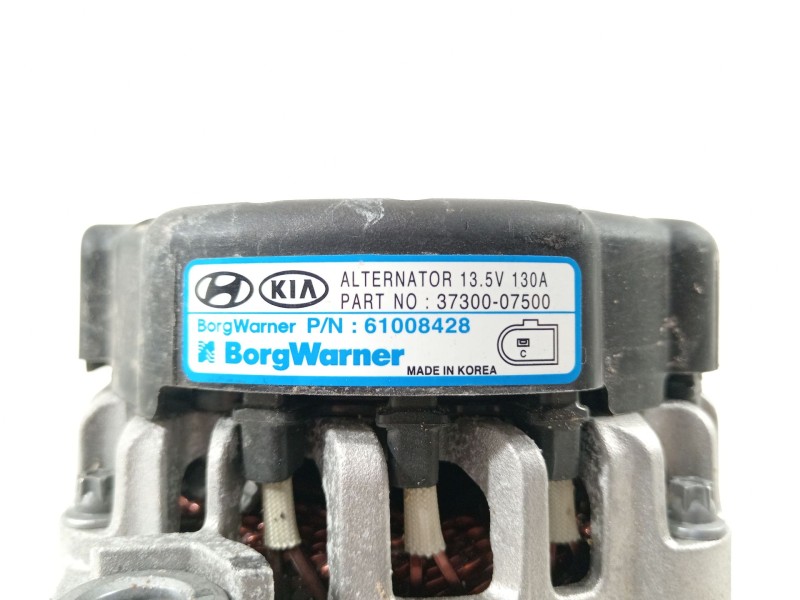 Recambio de alternador para kia picanto iii (ja) 1.0 lpg referencia OEM IAM 3730007500  61008428