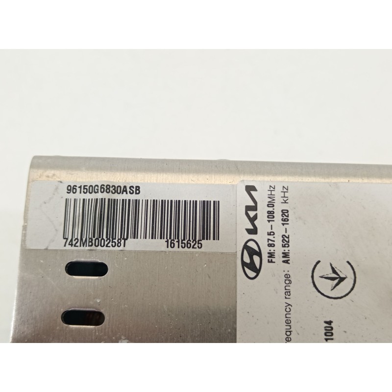 Recambio de sistema audio / radio cd para kia picanto iii (ja) 1.0 lpg referencia OEM IAM 96150G6830ASB  ACB11G6EP