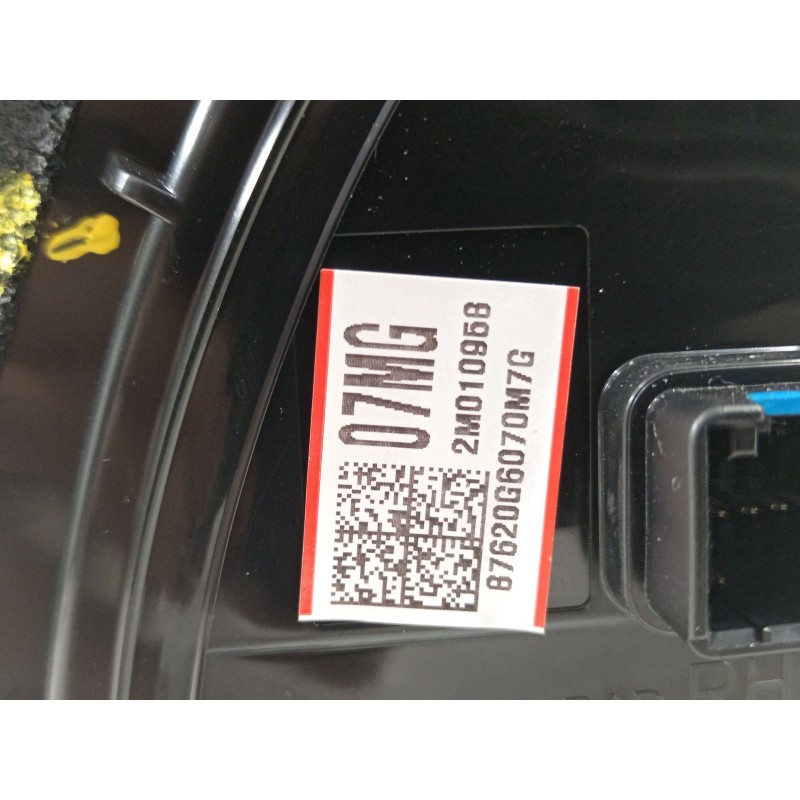 Recambio de retrovisor derecho para kia picanto iii (ja) 1.0 lpg referencia OEM IAM 2M010958 87620G6070M7G 87620G6070M