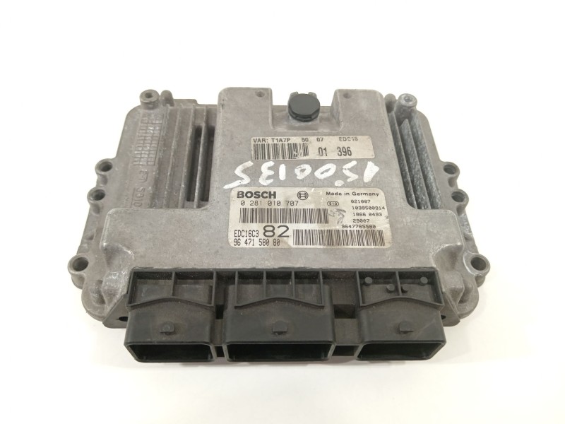 Recambio de centralita motor uce para peugeot 206 berlina x-line referencia OEM IAM 9647158080 0281010707 