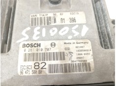 Recambio de centralita motor uce para peugeot 206 berlina x-line referencia OEM IAM 9647158080 0281010707  2