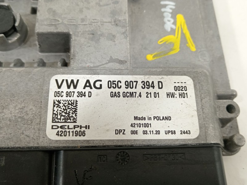 Recambio de centralita motor uce para seat arona (kj7, kjp) 1.0 tsi referencia OEM IAM 05C907394D  