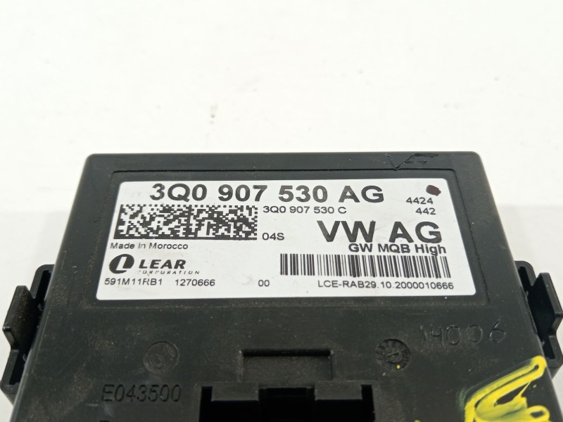 Recambio de modulo electronico para seat arona (kj7, kjp) 1.0 tsi referencia OEM IAM 3Q0907530AG  3Q0907530C
