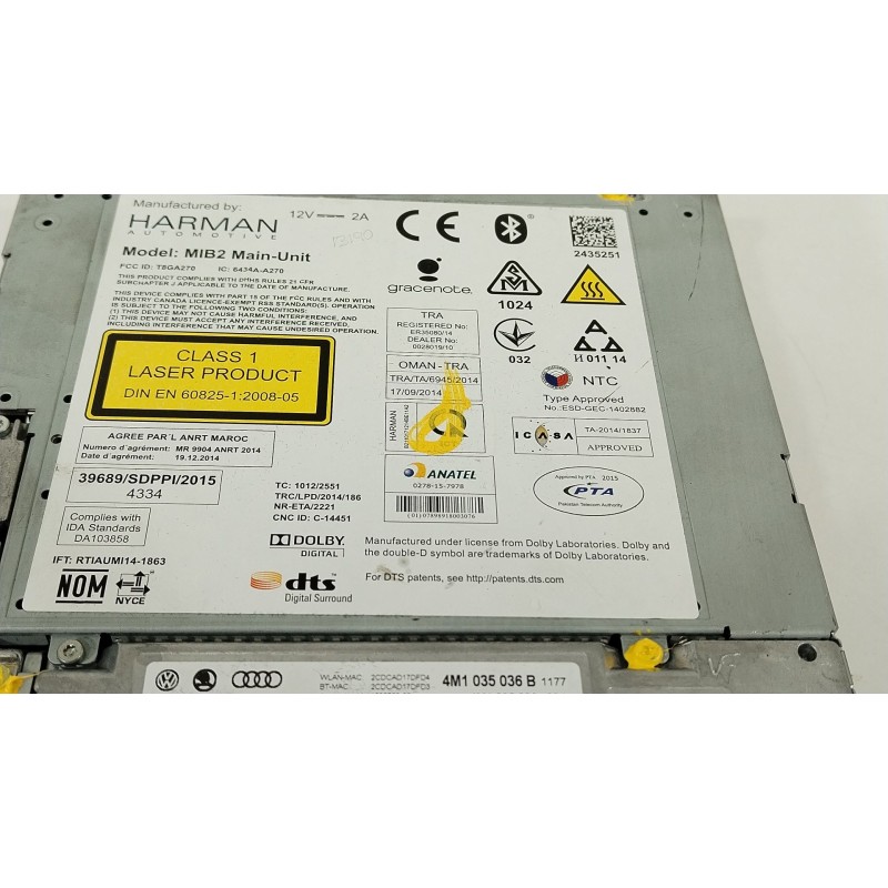 Recambio de sistema navegacion gps para audi q7 (4mb, 4mg, 4mq) 3.0 tdi quattro referencia OEM IAM 4M1035036B  