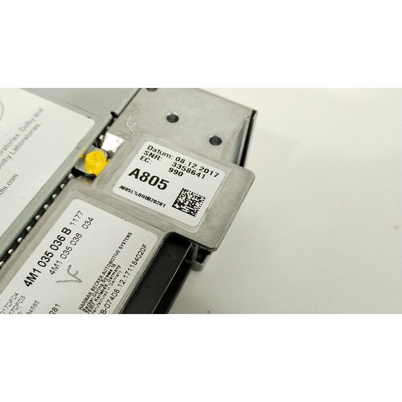 Recambio de sistema navegacion gps para audi q7 (4mb, 4mg, 4mq) 3.0 tdi quattro referencia OEM IAM 4M1035036B  