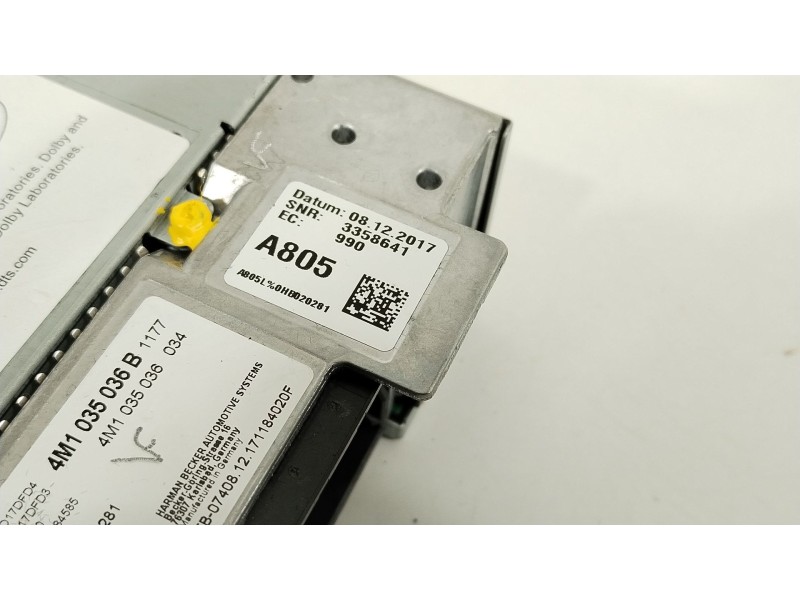 Recambio de sistema navegacion gps para audi q7 (4mb, 4mg, 4mq) 3.0 tdi quattro referencia OEM IAM 4M1035036B  