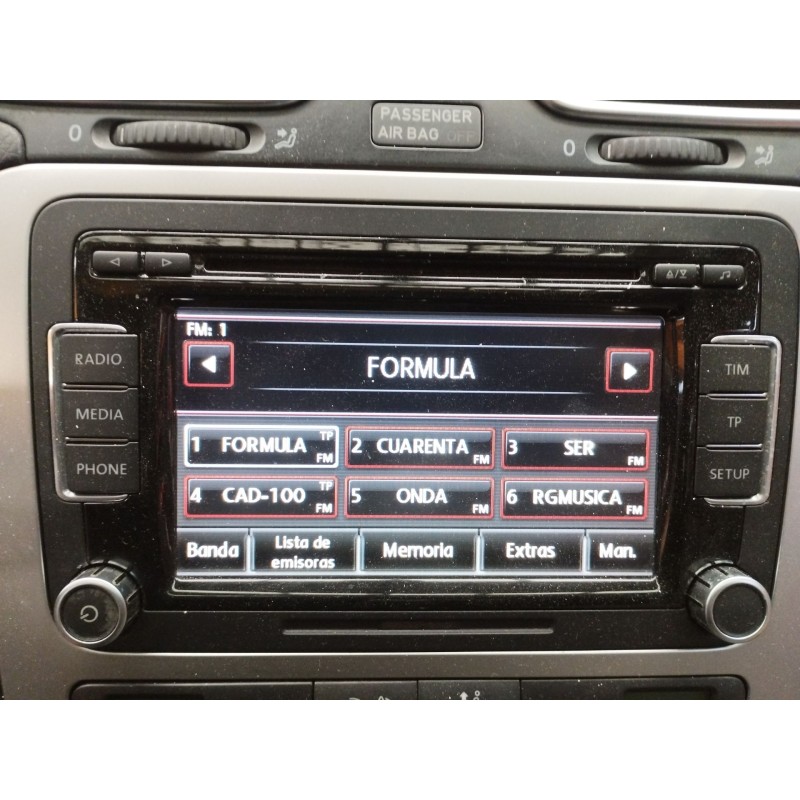 Recambio de sistema audio / radio cd para volkswagen eos (1f7, 1f8) 2.0 tdi 16v referencia OEM IAM 3C8035195  