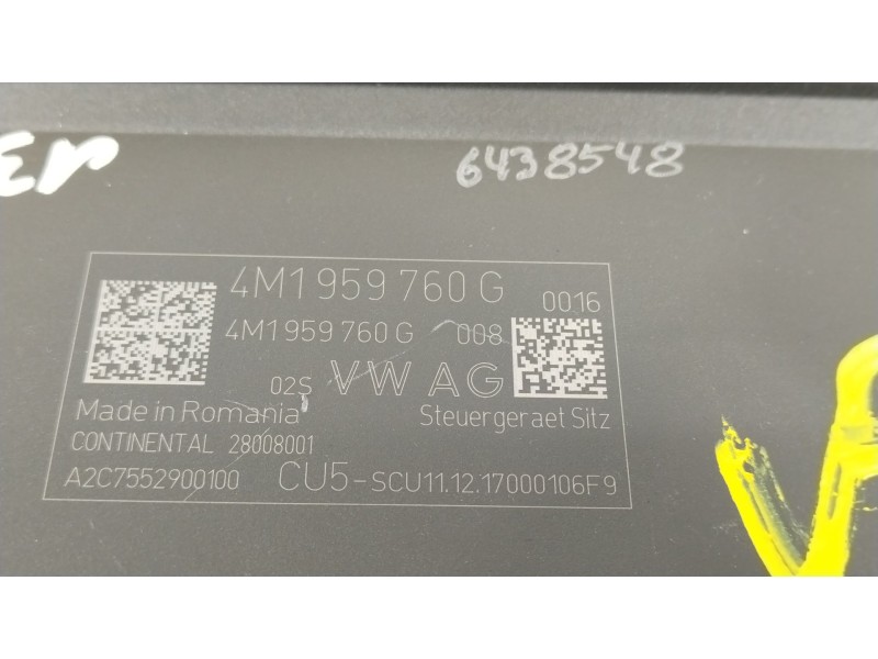 Recambio de modulo electronico para audi q7 (4mb, 4mg, 4mq) 3.0 tdi quattro referencia OEM IAM 4M1959760G  