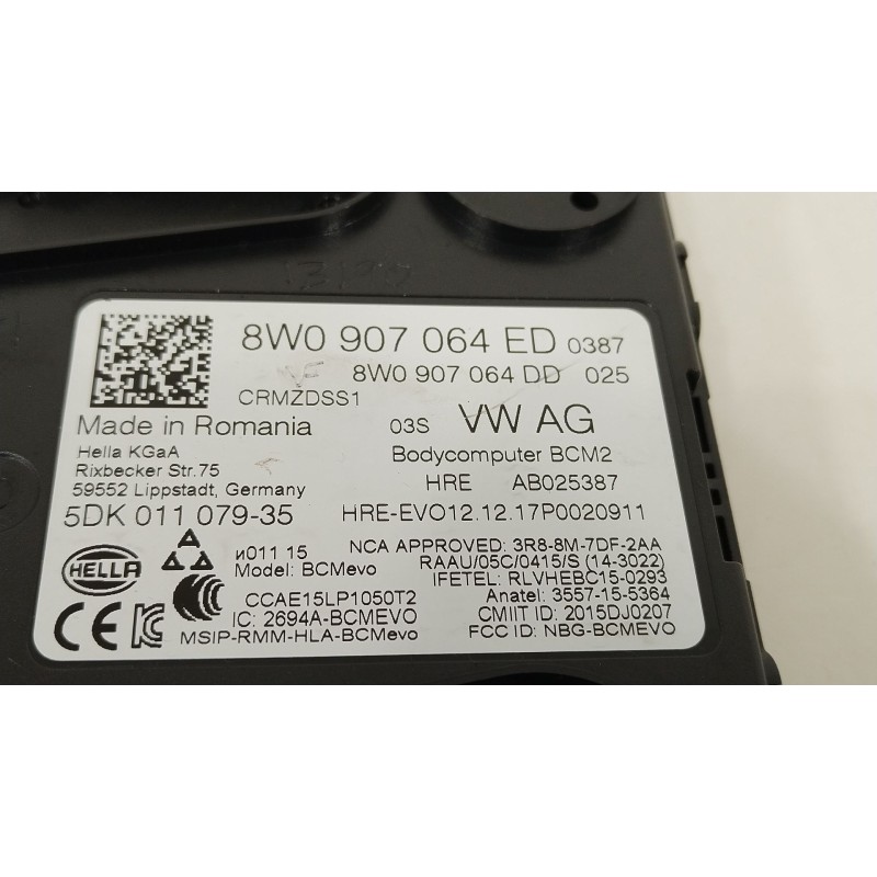Recambio de modulo electronico para audi q7 (4mb, 4mg, 4mq) 3.0 tdi quattro referencia OEM IAM 8W0907064ED  8W0907064DD