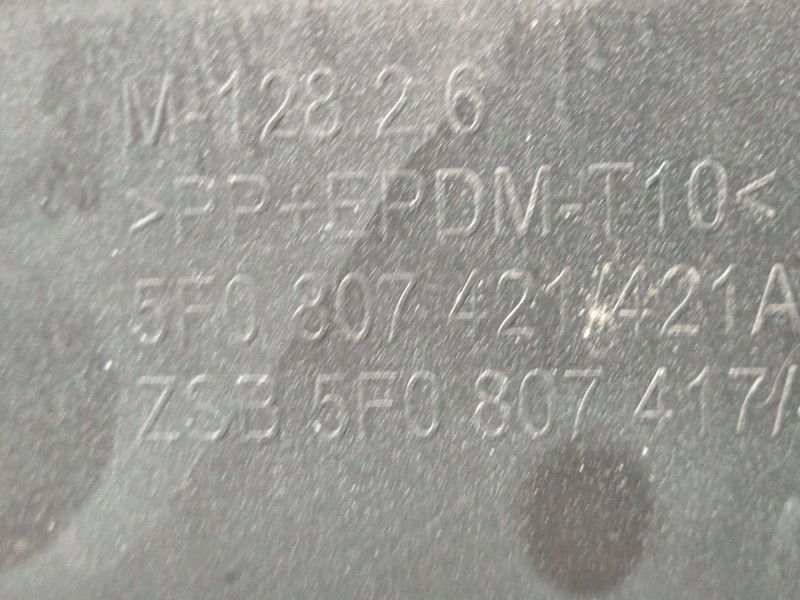 Recambio de paragolpes trasero para seat leon (5f1) style referencia OEM IAM 5F0807421  