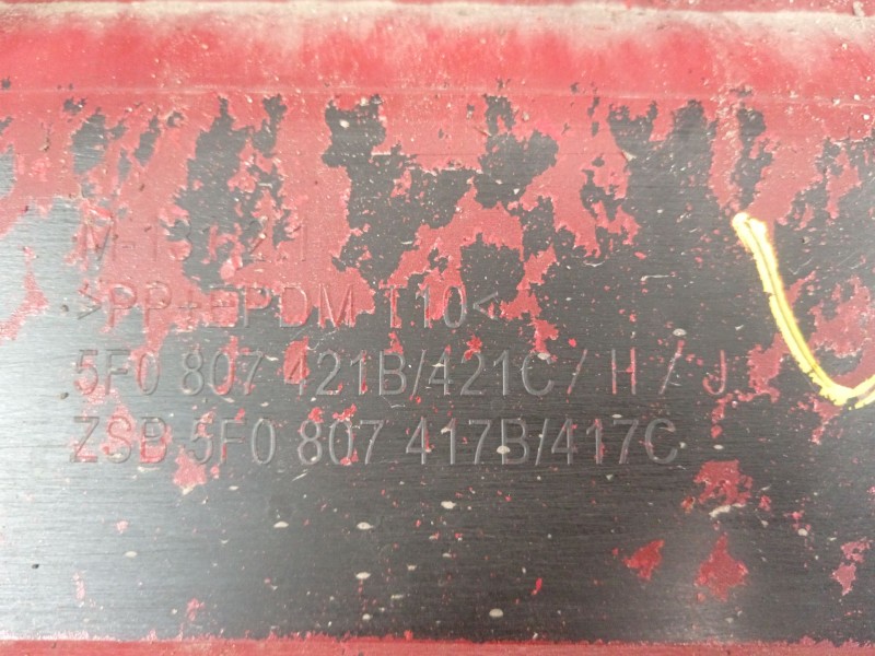 Recambio de paragolpes trasero para seat leon sc (5f5) fr referencia OEM IAM 5F0807421  