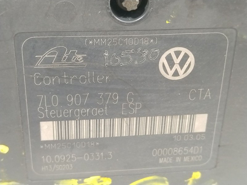 Recambio de abs para volkswagen touareg (7la) tdi r5 referencia OEM IAM 7L0907379G  