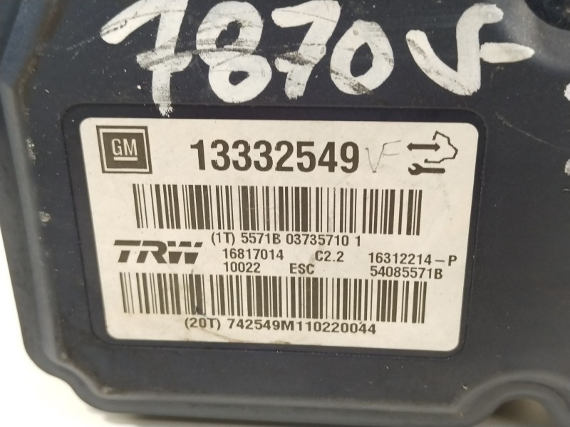 Recambio de abs para opel insignia berlina edition referencia OEM IAM 13332549  