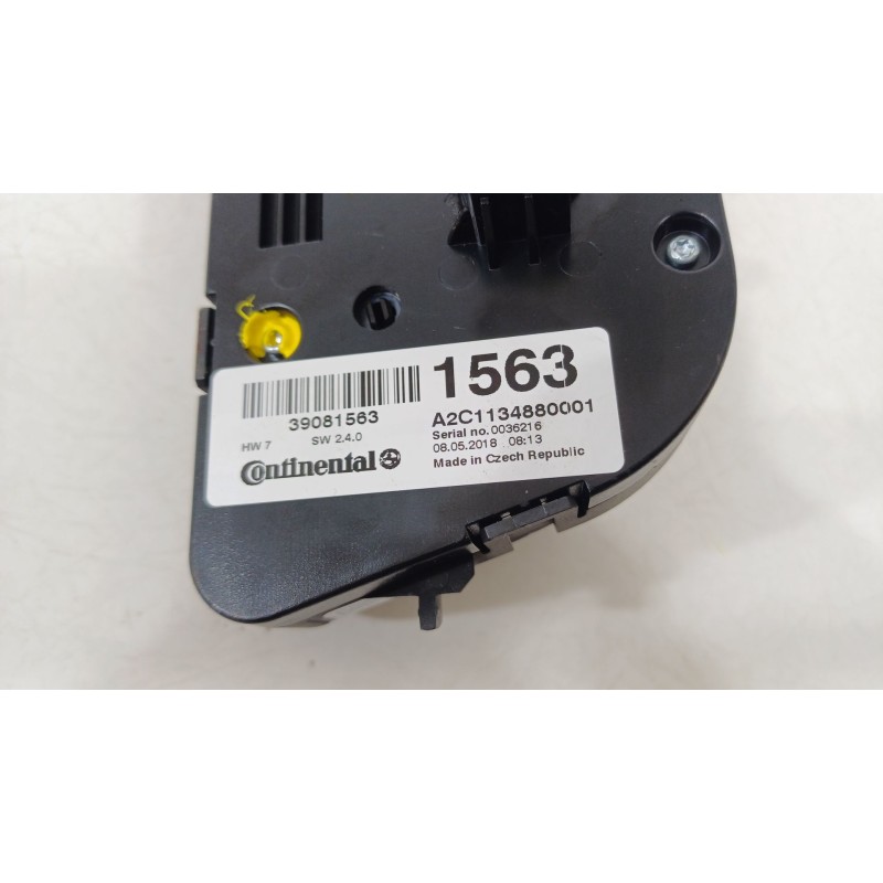 Recambio de mando climatizador para opel mokka x 120 aniversario start/stop referencia OEM IAM 39081563 1563 A2C1134810001