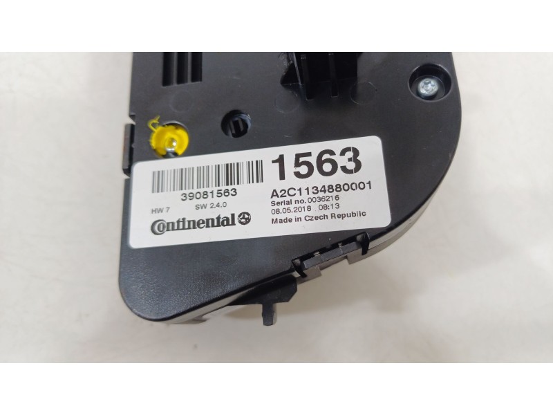 Recambio de mando climatizador para opel mokka x 120 aniversario start/stop referencia OEM IAM 39081563 1563 A2C1134810001