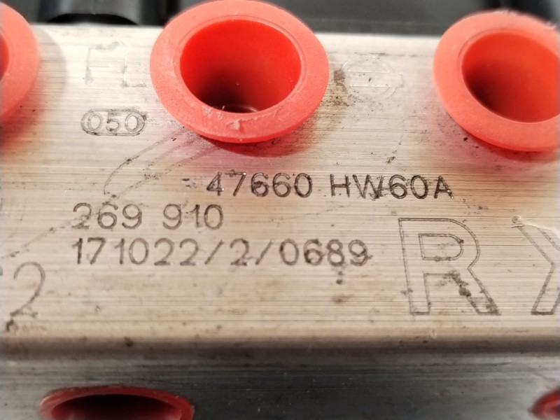 Recambio de abs para nissan qashqai ii (j11, j11_) 1.5 dci referencia OEM IAM 47660HW60A  