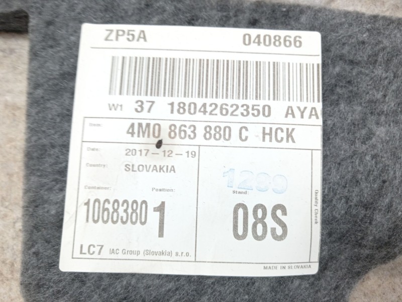 Recambio de moldura para audi q7 (4mb, 4mg, 4mq) 3.0 tdi quattro referencia OEM IAM 4m0863879 4m0863880 