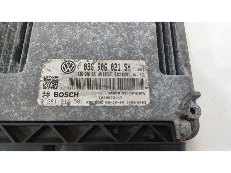 Recambio de centralita motor uce para seat leon (1p1) 1.9 tdi referencia OEM IAM 03G906021SH  0281014581