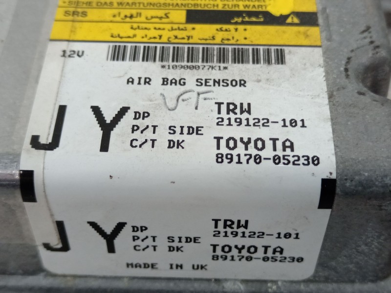 Recambio de kit airbag para toyota avensis (t27) active referencia OEM IAM 5547305010 8917005230 Y01841910