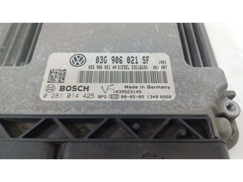 Recambio de centralita motor uce para seat leon (1p1) 2.0 tdi referencia OEM IAM 03G906021SF  0281014425