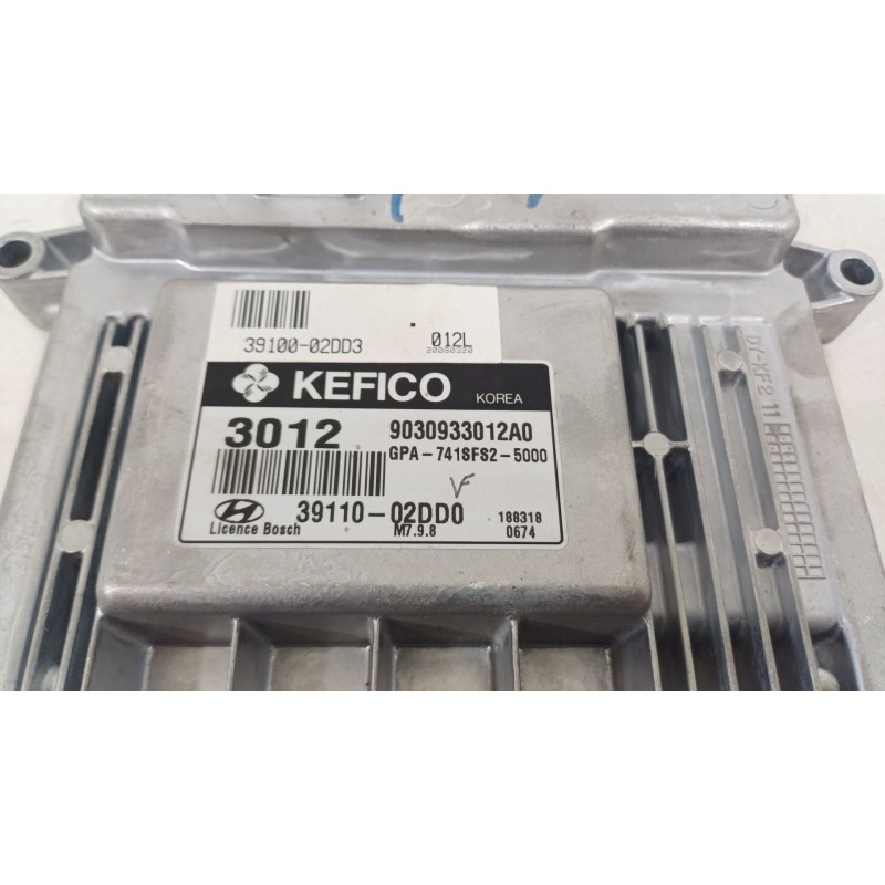 Recambio de centralita motor uce para hyundai i10 i (pa) 1.1 referencia OEM IAM 3911002DD0 3910002DD3 9030933012A0