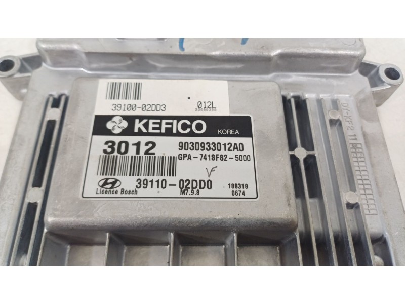 Recambio de centralita motor uce para hyundai i10 i (pa) 1.1 referencia OEM IAM 3911002DD0 3910002DD3 9030933012A0
