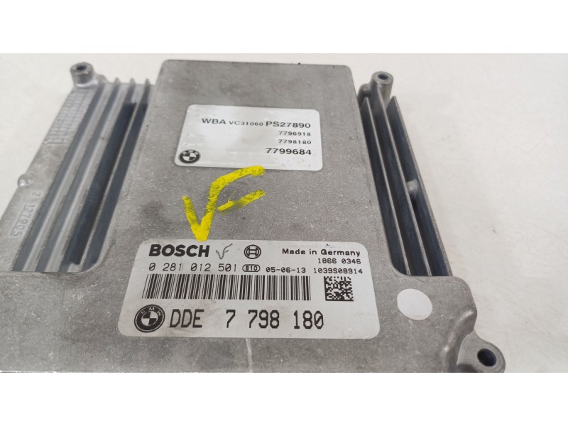 Recambio de centralita motor uce para bmw 3 (e90) 320 d referencia OEM IAM DDE7798180 7799684 0281012501