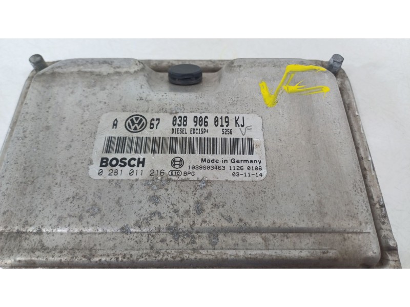 Recambio de centralita motor uce para seat leon (1m1) 1.9 tdi referencia OEM IAM 038906019KJ  