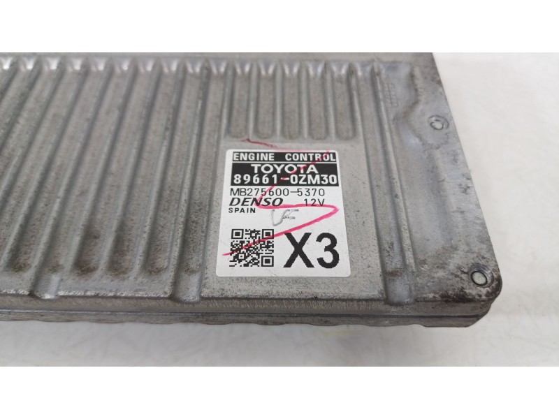 Recambio de centralita motor uce para toyota auris (_e18_) 1.6 (zre181_, zre185_) referencia OEM IAM 896610ZM30  MB2756005370