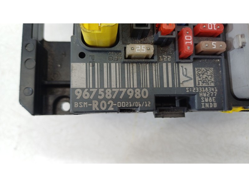 Recambio de caja reles / fusibles para peugeot 3008 monospace (0u_) 2.0 hdi hybrid4 referencia OEM IAM 9675877980  