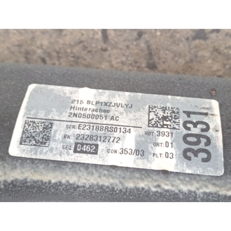 Recambio de puente trasero para volkswagen crafter kasten (sy) furgón 35 bl ta fwd referencia OEM IAM 2N0500051  2N0501101E