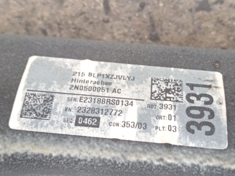 Recambio de puente trasero para volkswagen crafter kasten (sy) furgón 35 bl ta fwd referencia OEM IAM 2N0500051  2N0501101E