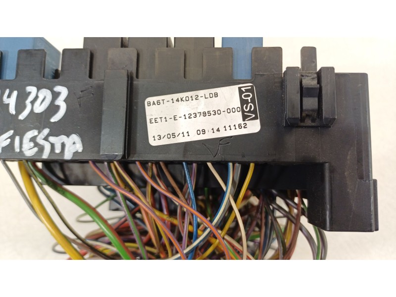 Recambio de caja reles / fusibles para ford fiesta vi (cb1, ccn) 1.25 referencia OEM IAM BA6T14K012LDB  BA6T14K012