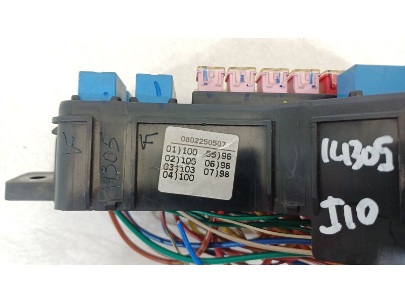Recambio de caja reles / fusibles para hyundai i10 i (pa) 1.1 referencia OEM IAM 0802250507  