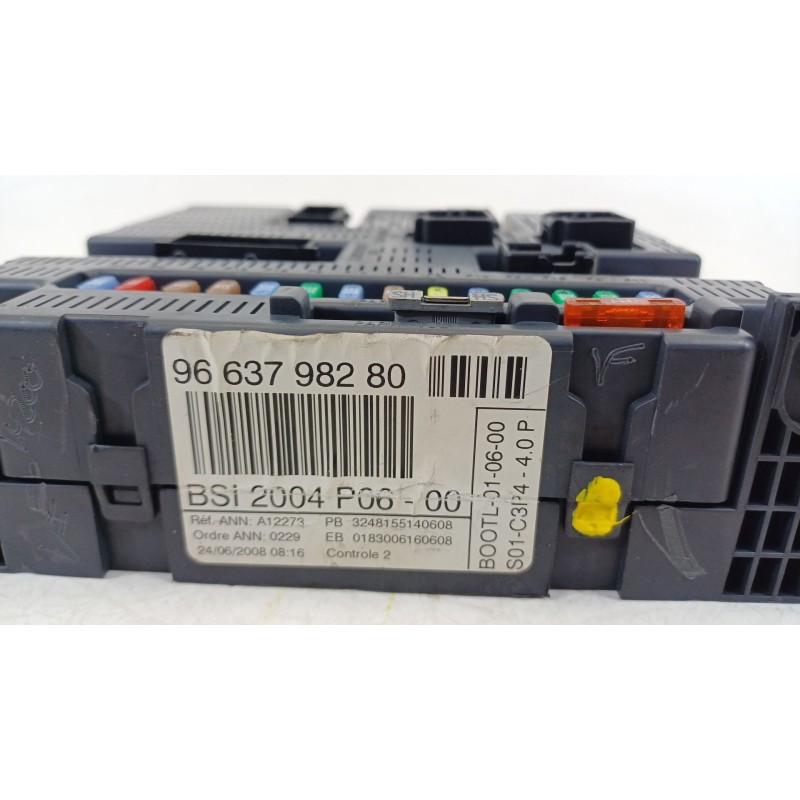 Recambio de caja reles / fusibles para peugeot 207/207+ (wa_, wc_) 1.4 16v referencia OEM IAM 9663798280  BSI2004P0600