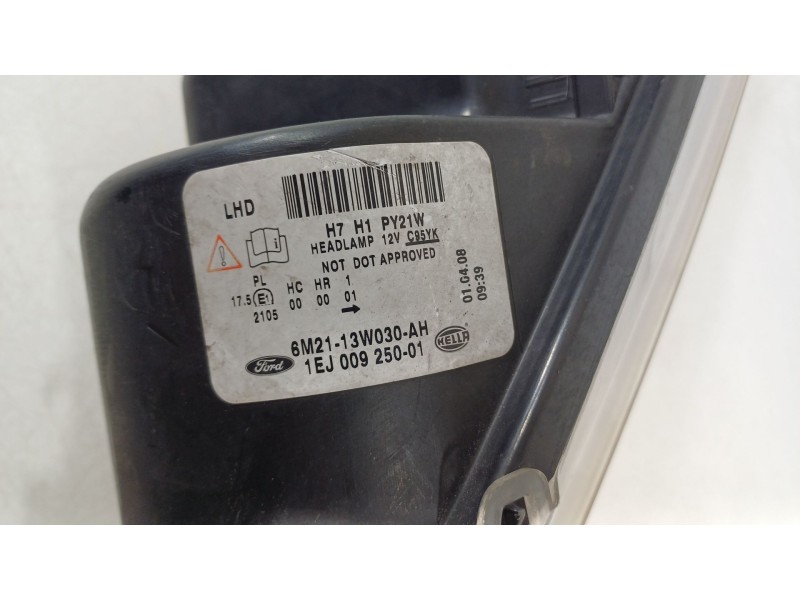 Recambio de faro izquierdo para ford s-max (wa6) 2.0 tdci referencia OEM IAM 6M2113W030AH  