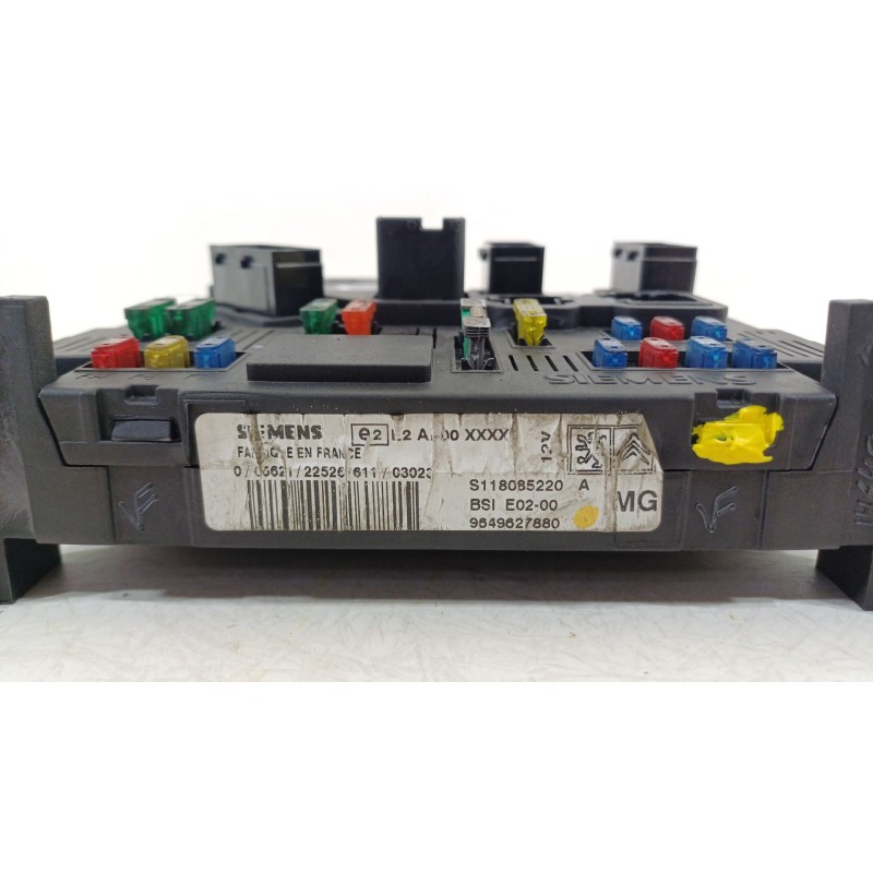 Recambio de caja reles / fusibles para peugeot 206 hatchback (2a/c) 2.0 hdi 90 referencia OEM IAM 9649627880  