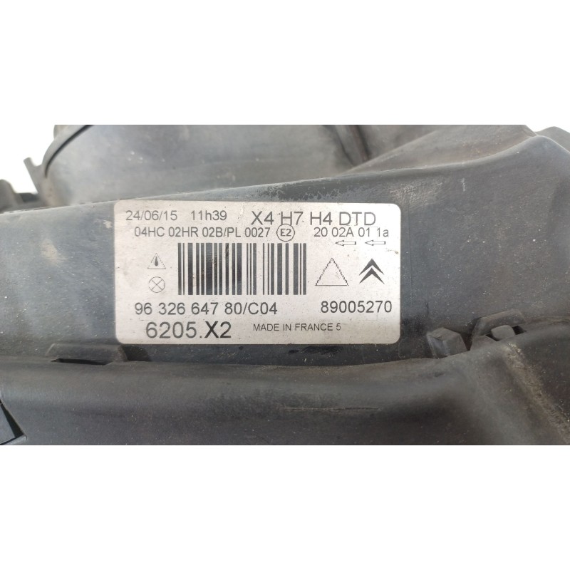 Recambio de faro derecho para citroën c5 i (dc_) 2.0 hdi (dcrhzb, dcrhze) referencia OEM IAM 9632664780   Recambio de faro derecho para citroën c5 i (dc_) 2.0 hdi (dcrhzb, dcrhze) referencia OEM IAM 9632664780