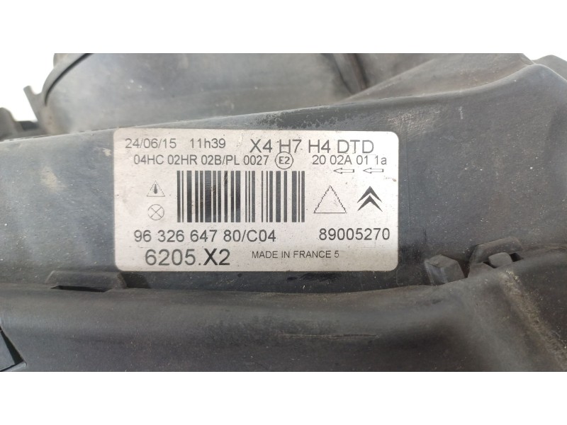 Recambio de faro derecho para citroën c5 i (dc_) 2.0 hdi (dcrhzb, dcrhze) referencia OEM IAM 9632664780   Recambio de faro derecho para citroën c5 i (dc_) 2.0 hdi (dcrhzb, dcrhze) referencia OEM IAM 9632664780