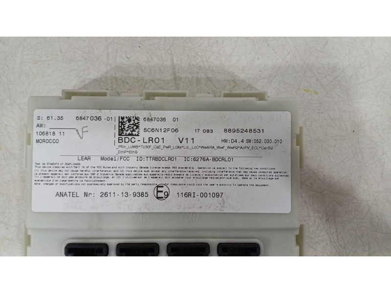 Recambio de caja reles / fusibles para bmw i3 (i01) i3 referencia OEM IAM 61356847036  6847036