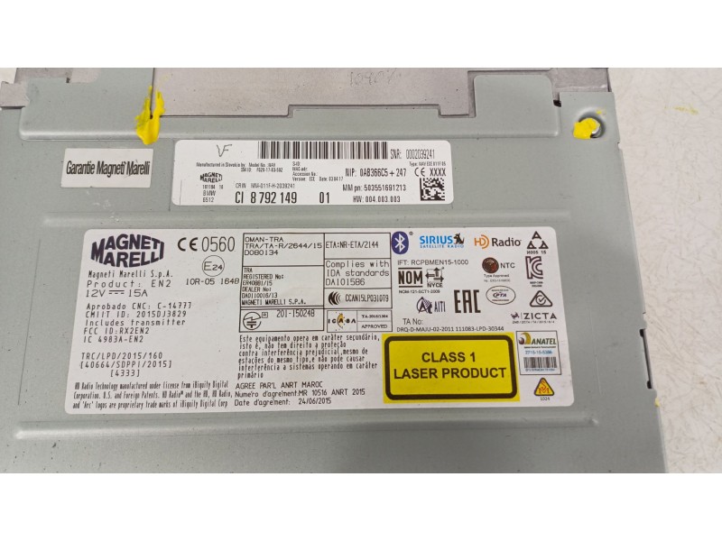 Recambio de sistema navegacion gps para bmw i3 (i01) i3 referencia OEM IAM 65128792149  8792149