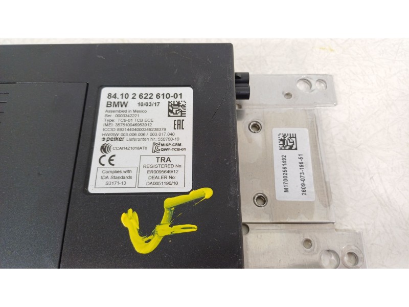 Recambio de modulo electronico para bmw i3 (i01) i3 referencia OEM IAM 84102622610  