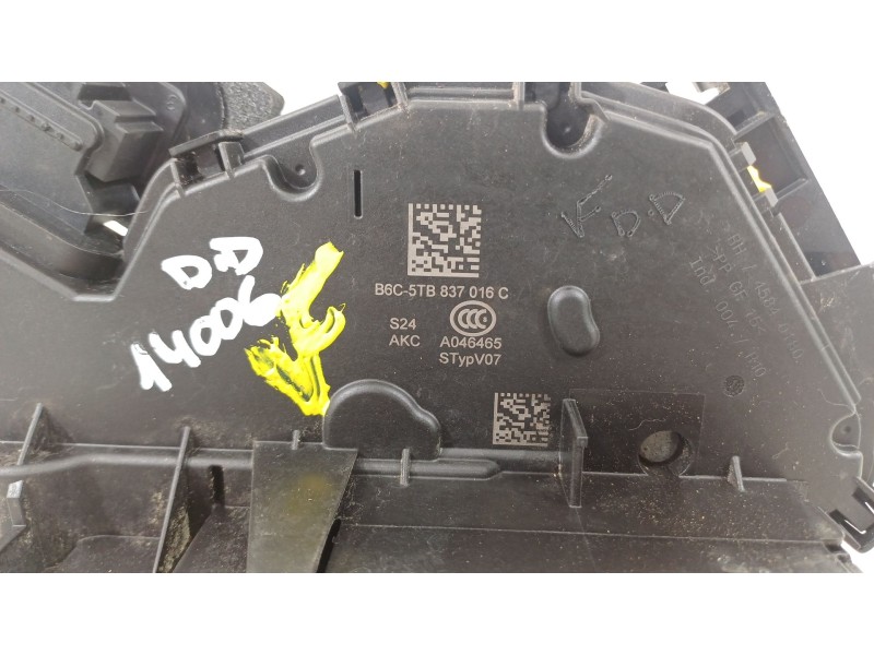 Recambio de cerradura puerta delantera derecha para seat arona (kj7, kjp) 1.0 tsi referencia OEM IAM 5TB837016C  
