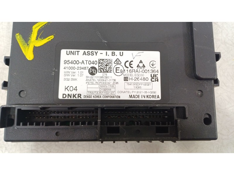 Recambio de modulo confort para kia niro (de) 1.6 gdi hybrid referencia OEM IAM 95400AT040  