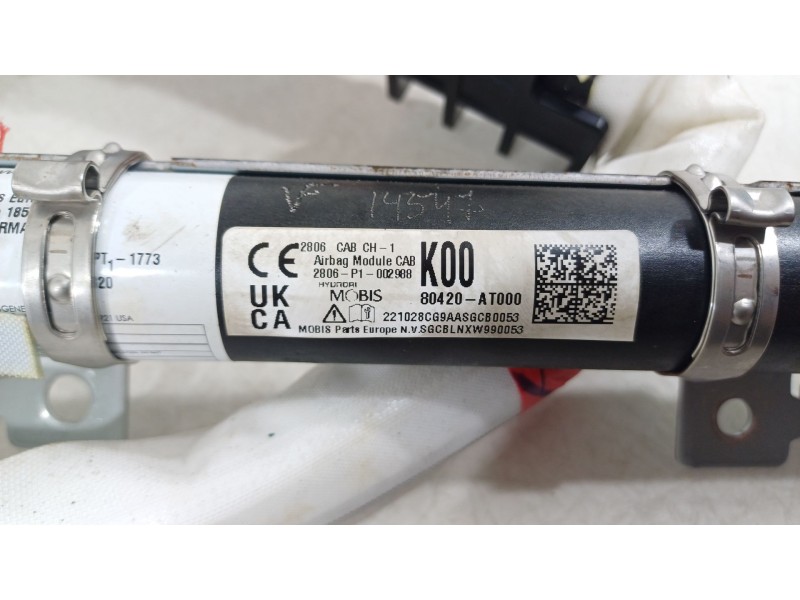 Recambio de airbag delantero derecho para kia niro (de) 1.6 gdi hybrid referencia OEM IAM 80420AT000  