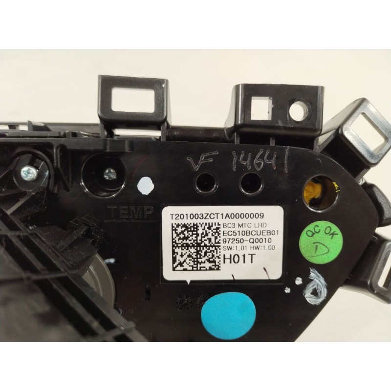Recambio de mando calefaccion / aire acondicionado para hyundai i20 iii (bc3, bi3) 1.2 referencia OEM IAM 97250Q0010  97250Q0010